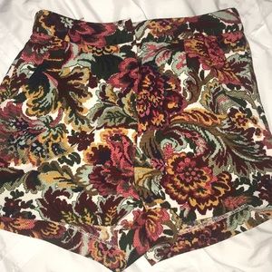 Mittoshop floral print high waisted shorts